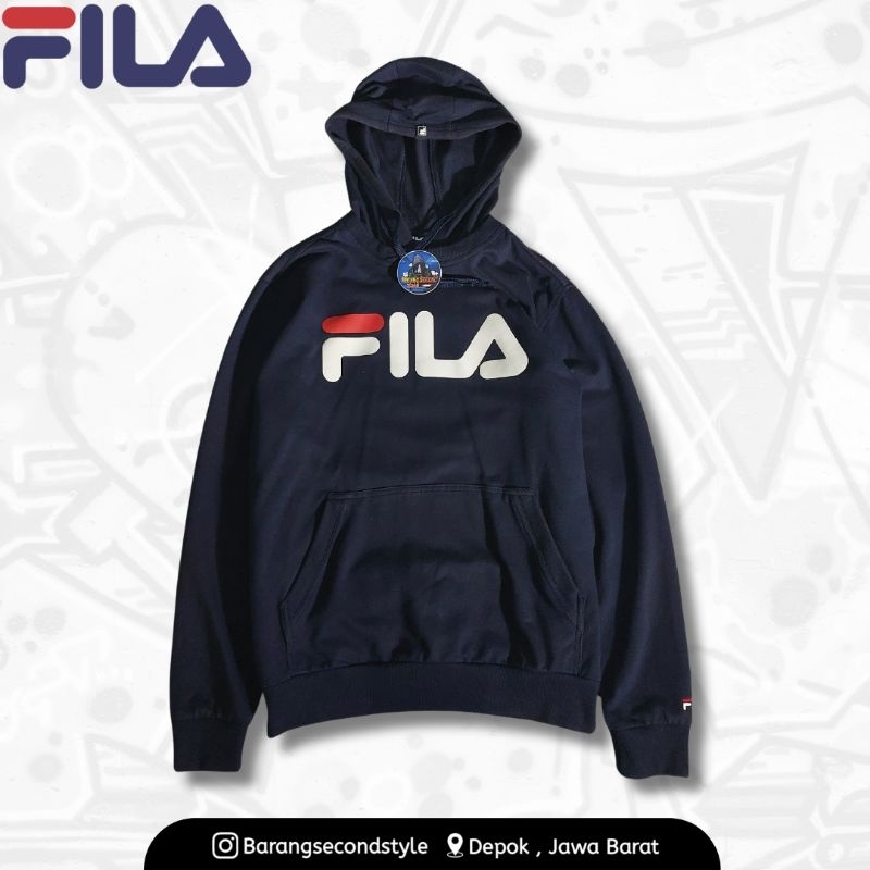 hoodie fila big logo original