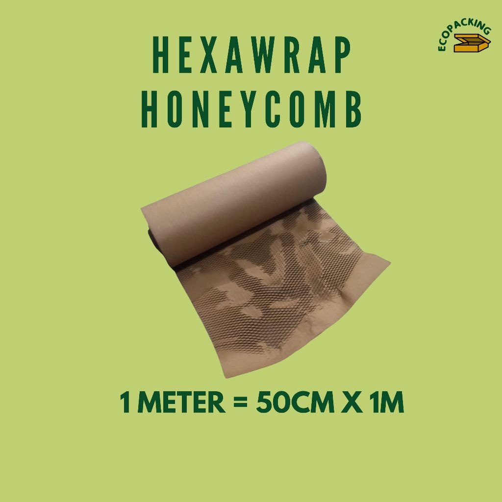 

(1 METER) Honeycomb wrap / Hexawrap / Kertas bubblewrap pelindung ecofriendly per meter