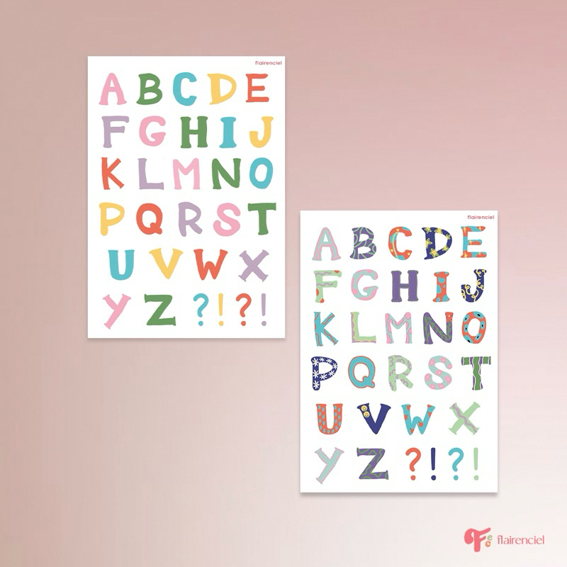 

Bundle Alphabets Sticker