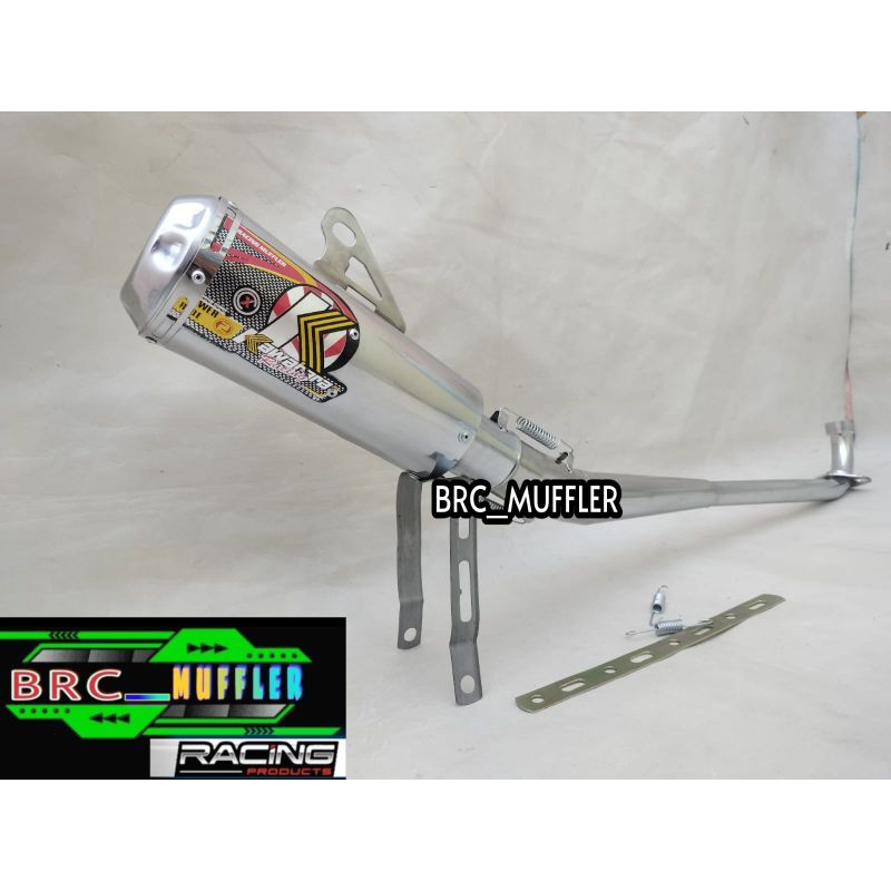 KNALPOT RACING GTX KAWAHARA UNTUK SEMUA MOTOR BEBEK SERIES, SUPRA LAMA, SUPRA FIT, SUPRA X 125, KARI