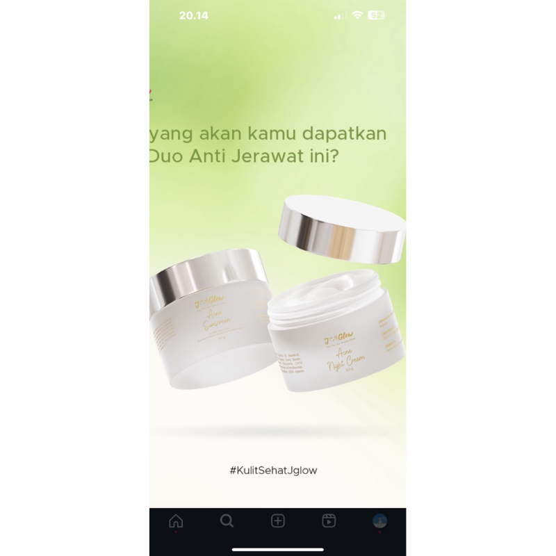 Ecer cream malam jglow/jnc/bpom