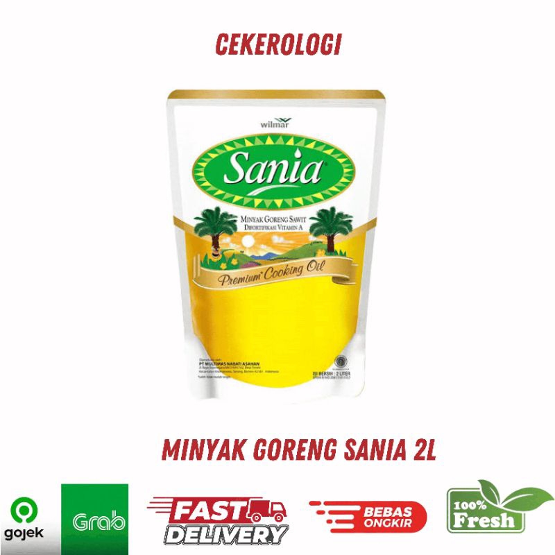 

Minyak Goreng Sania 2L / Minyak Goreng Sania / Minyak Goreng / Minyak / JABODETABEK / Sembako