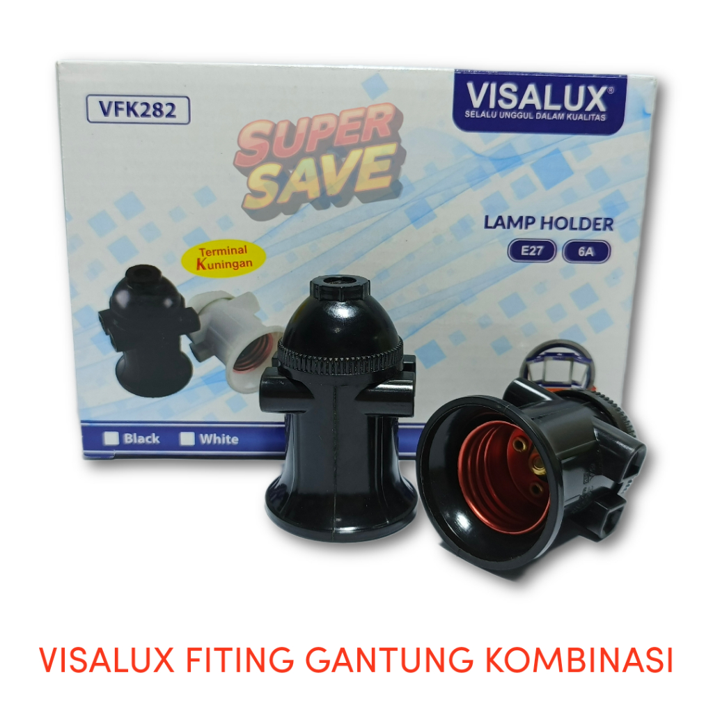 Paket BOX isi 12 Pcs VISALUX Fiting Gantung Kombinasi