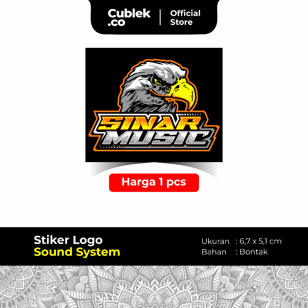 

Stiker Sound System SINAR MUSIC (Bahan Bontak)