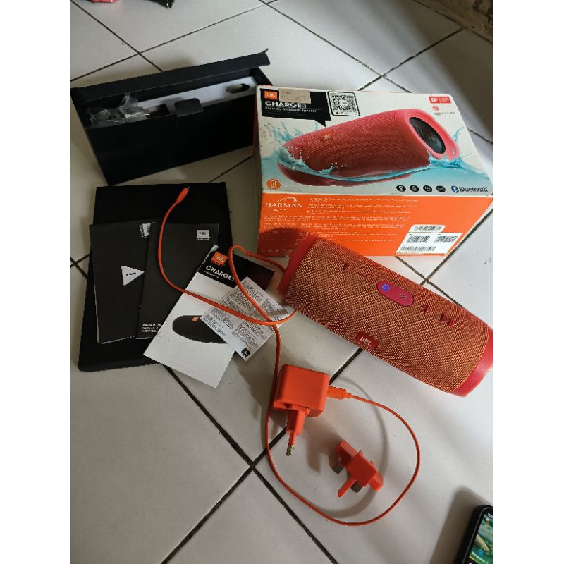 JBL CHARGE 3 ORIGINAL FULLSET