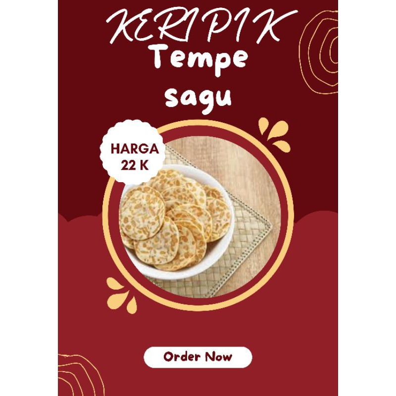 

Kerpik tempe renyah sagu