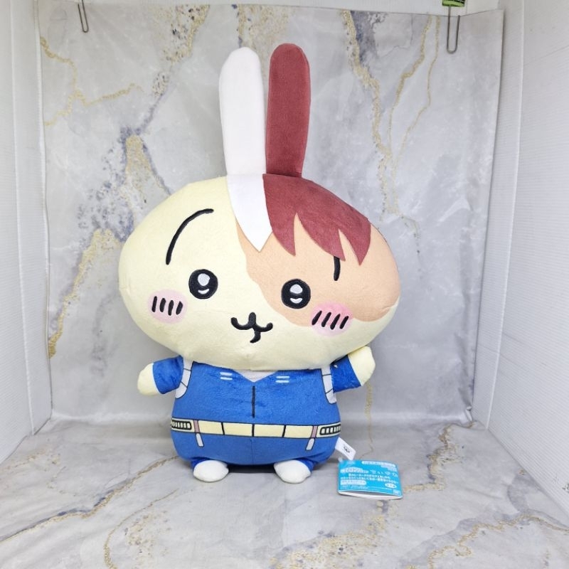 Boku no Hero My Hero Academia x Chiikawa Shoto Todoroki x Usagi Mechamofugutto Plush Doll BANPRESTO