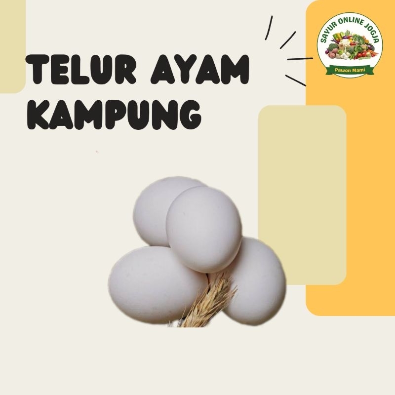 

Telur ayam kampung 1 butir - PAWON MAMI SAYUR ONLINE JOGJA