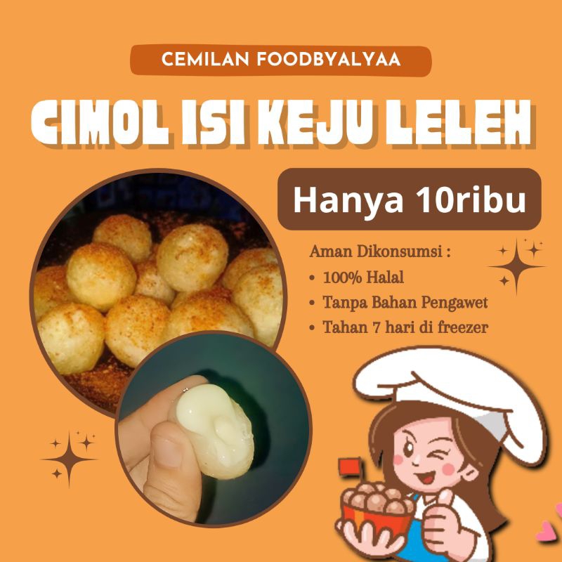 

Foodbyalya - Cimol Keju Leleh Cimol Mozarella Cimol Mentah Frozen Food Cemilan Free Bumbu