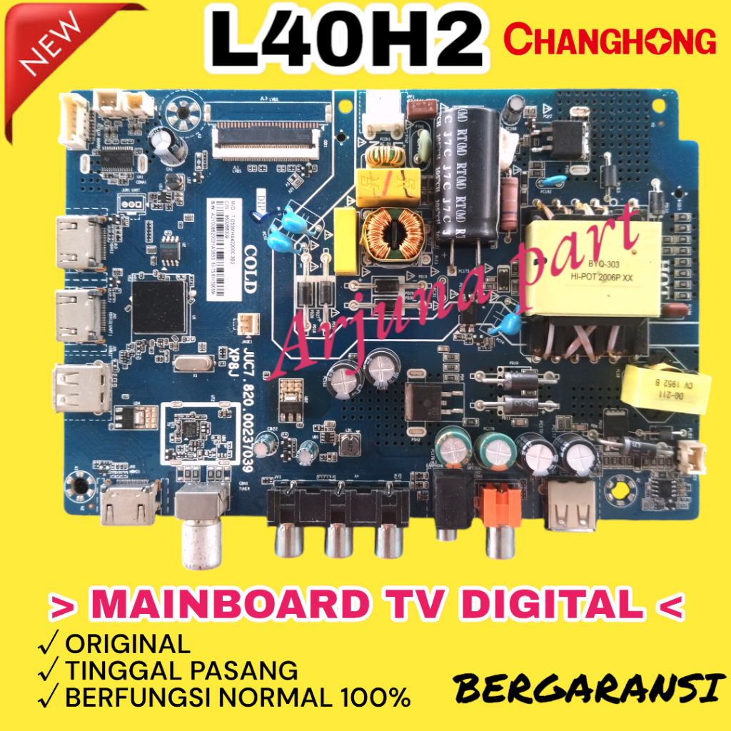 MAINBOARD TV CHANGHONG L40H2 / MB TV CHANGHONG L40H2 / MESIN TV CHANGHONG L40H2 / MODULTV CHANGHONG 