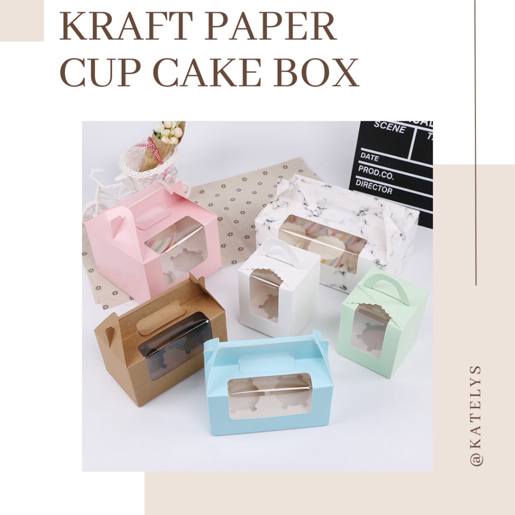 

Promo Cashback Kemasan Kotak Muffin Box Kue Muffin Tempat Kue Kraft Marble