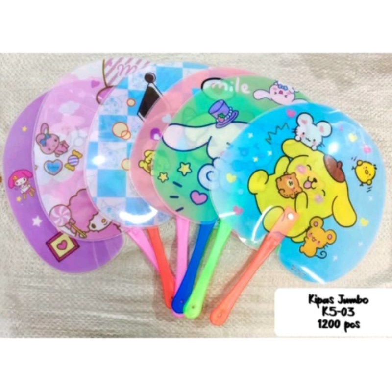 Kipas Plastik Jumbo Sanrio Kuromi