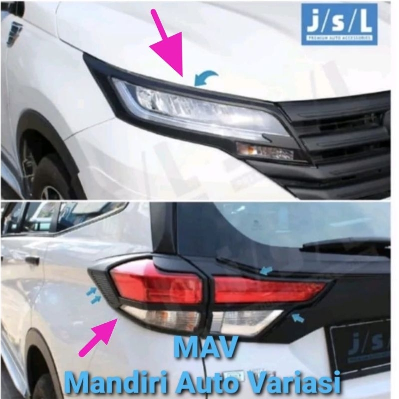 Paket Garnish Terios Rush Paket Garnish Depan Belakang Terios Rush