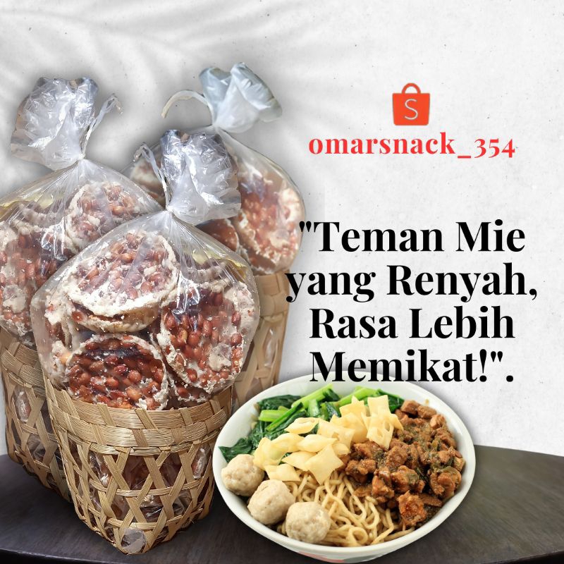 

Rempeyek Kacang Tanah Keranjang 900gr