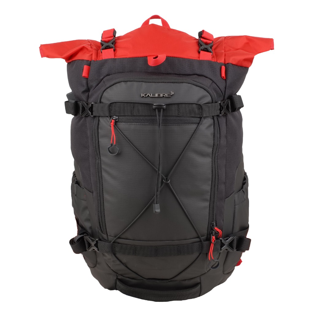 Kalibre Tas Ransel Pria Backpack Assemble 01 Black Red 27L 911387019