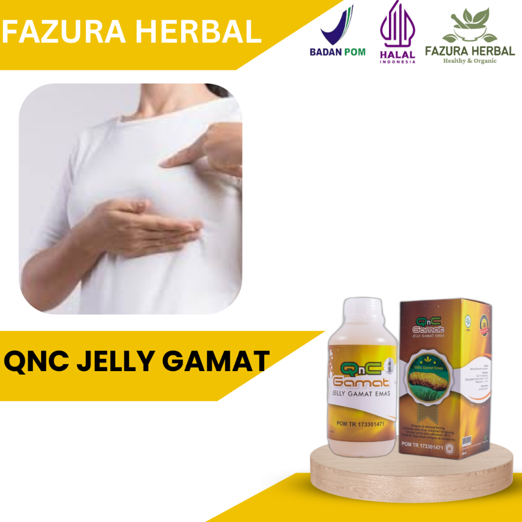 QnC Jelly Gamat - Obat Kista Payudara, Obat Pengecil Kista Payudara, Obat Penghilang Kista Payudara