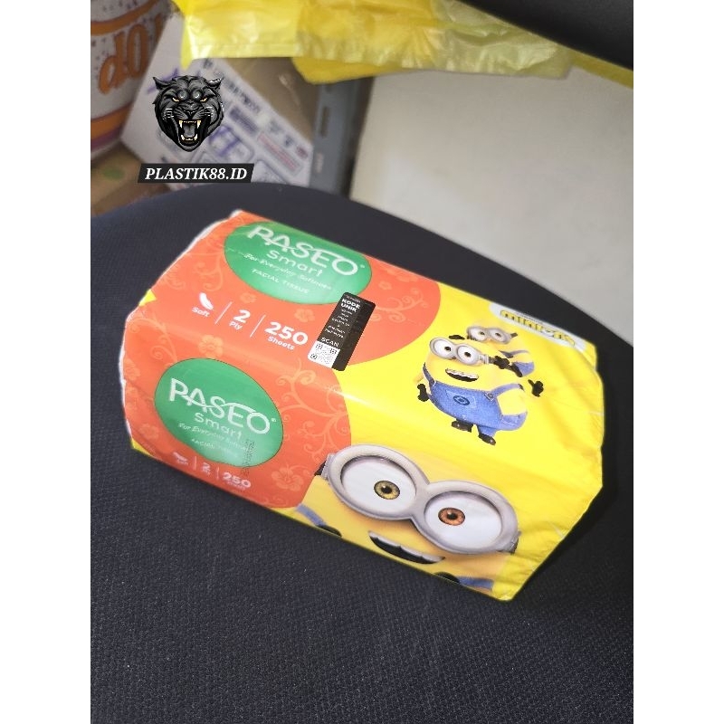 Tisu Paseo Minion 250 sheet Facial Tissue tissu Paseo smart