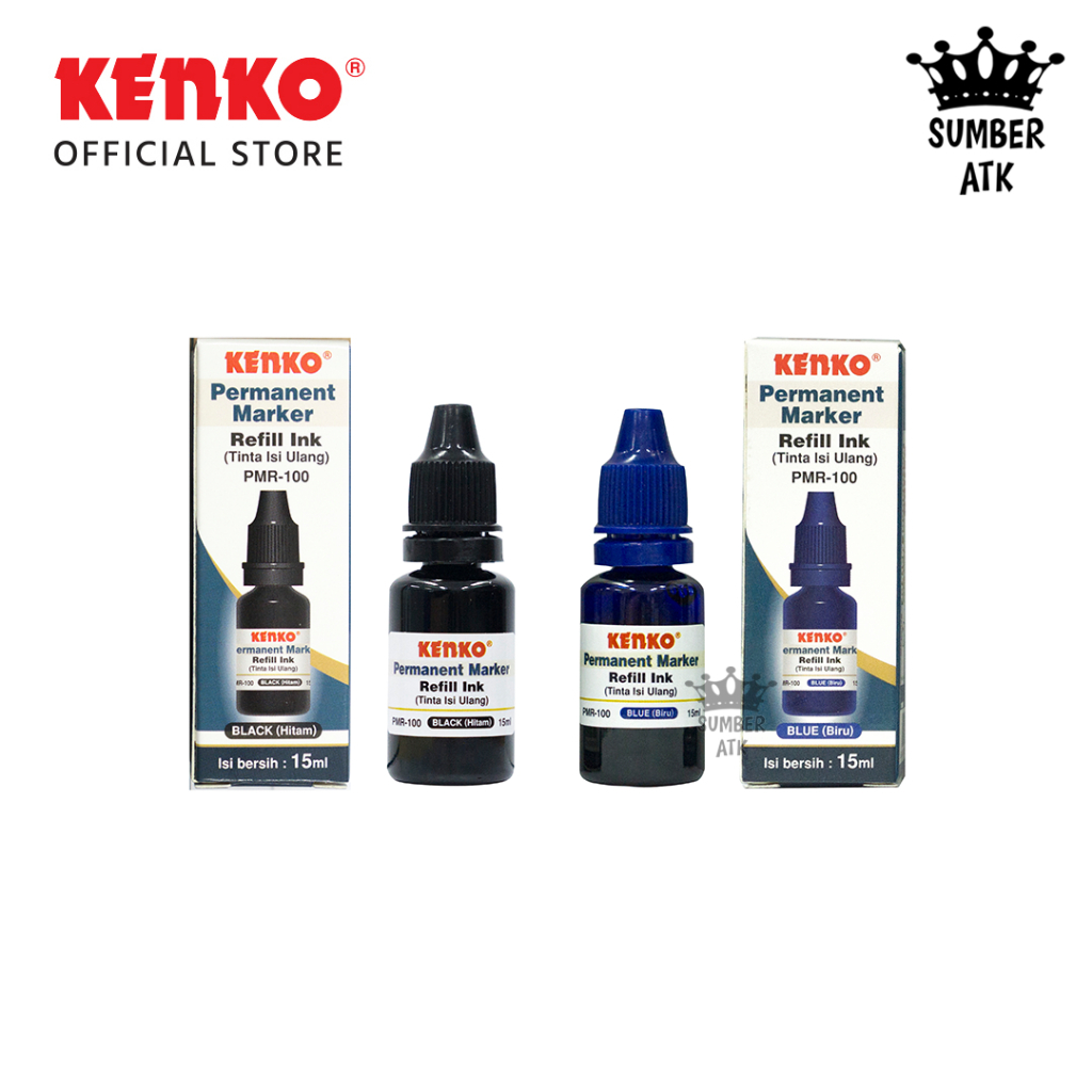 

PERMANENT INK REFILL PMR-100 Hitam Biru
