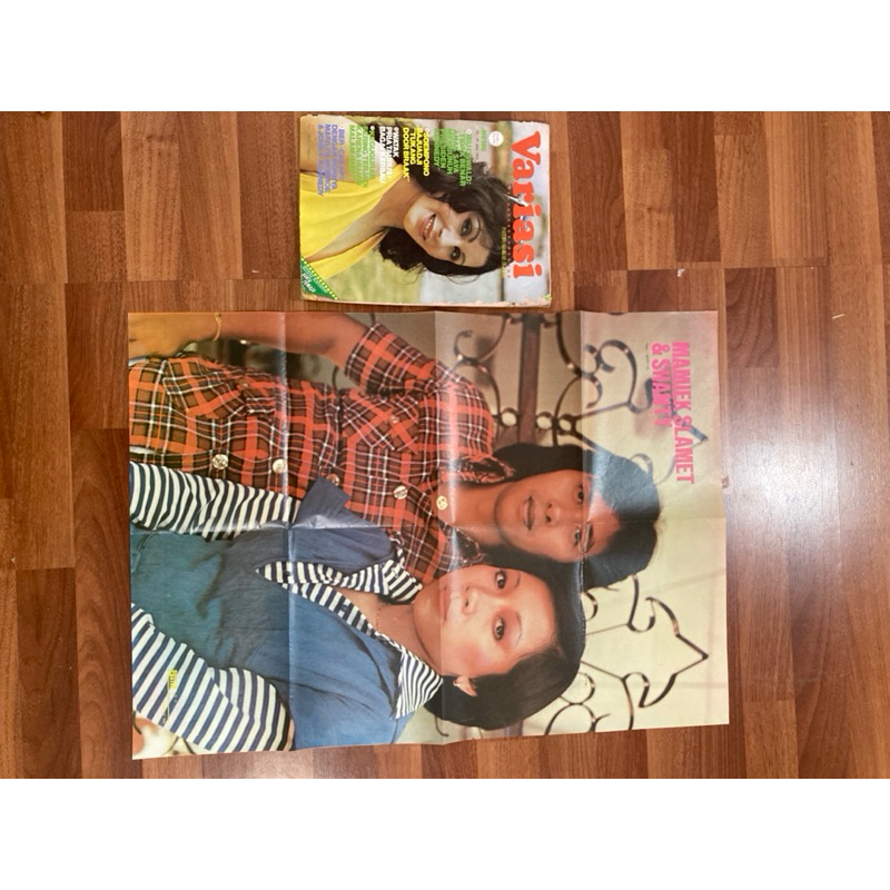 majalah variasi no 189 th 1977 masih ada poster besar mamiek slamet