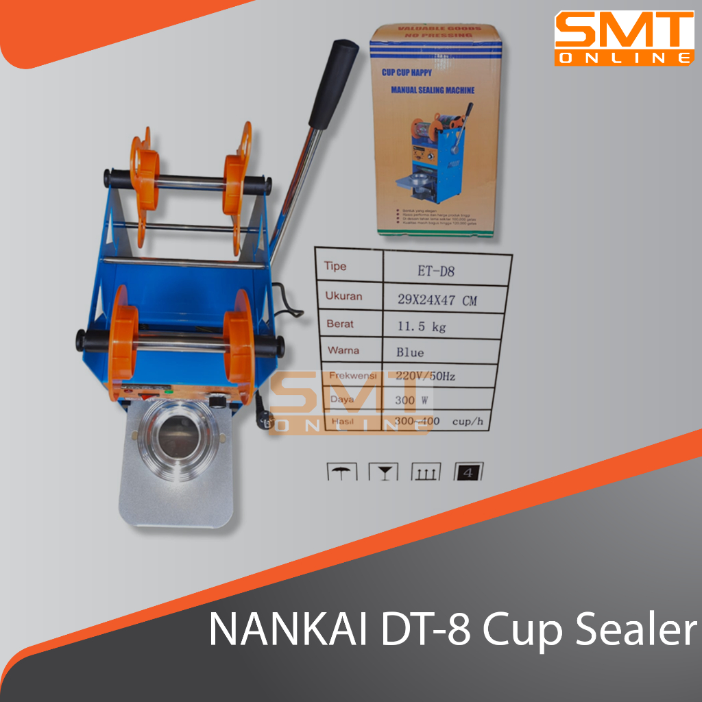 Cup Sealer Manual (alat press gelas plastik ) Merk ETON NANKAI