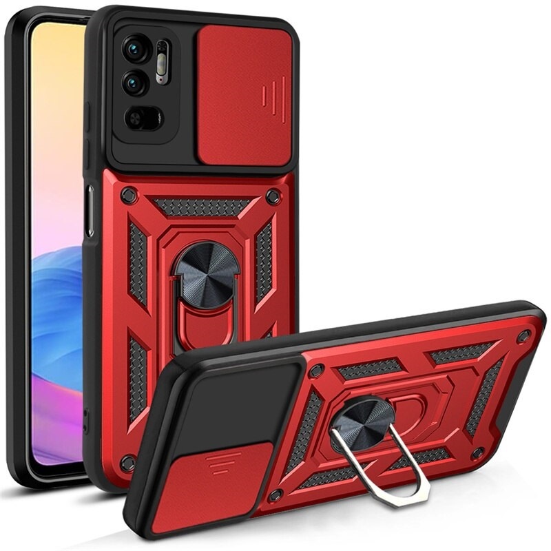 Case Xiaomi Poco M3 Pro 5G Case SLIDE ARMOR PROTECTION Case Casing Poco M3 Pro 5G