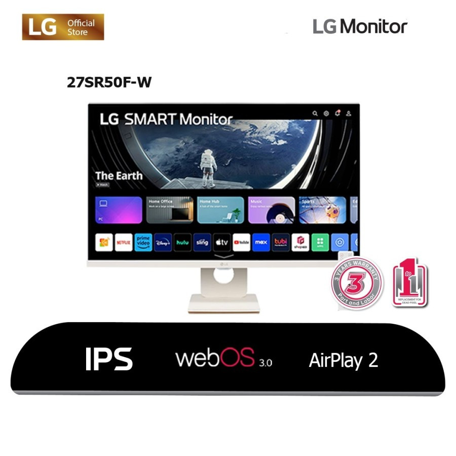 LG 27SR50F-W Monitor