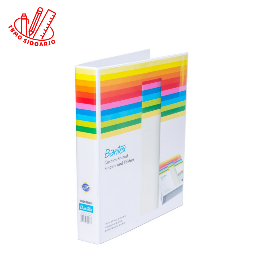 

TBMO Bantex Insert Ring Binder / Ordner 2 Ring 25mm A4 White 8522 07