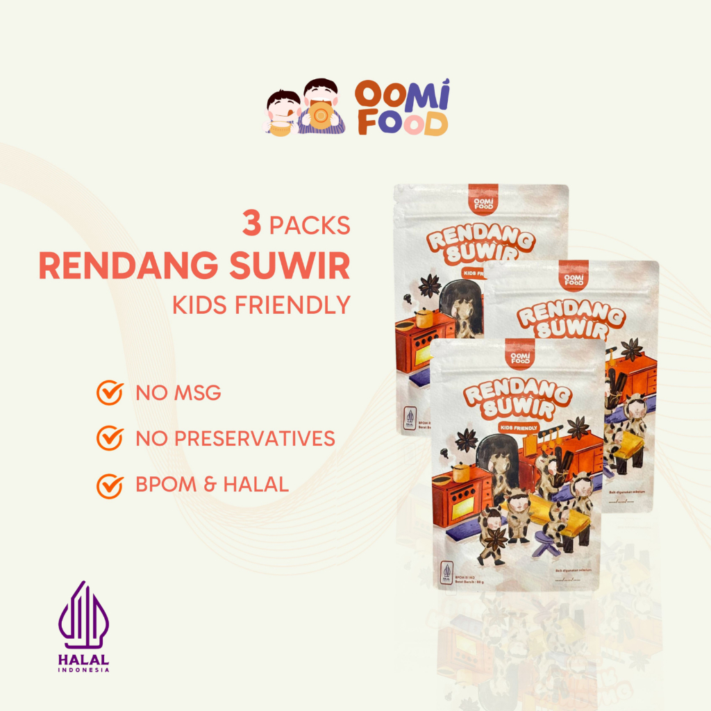 

Rendang SAPI Suwir Kids Friendly Triple Pack