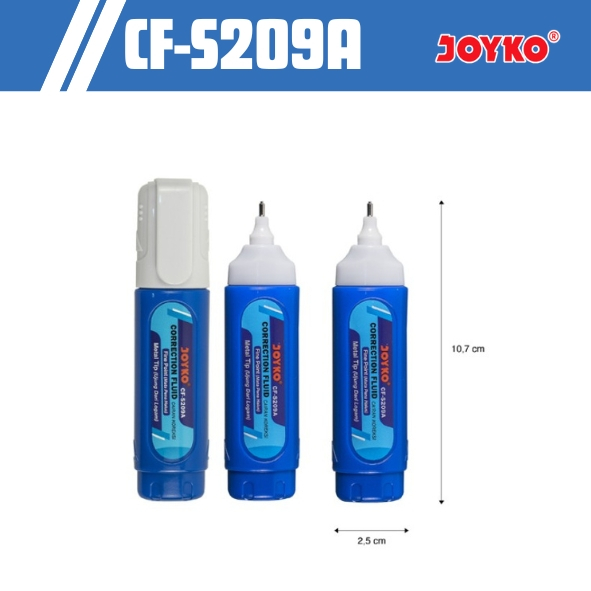 

(PCS) TIPE-X Joyko CF-S209A/Correction Fluid Cairan Koreksi Penghapus Cair Joyko CF-S209A