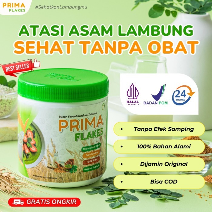 

PRIMAFLAKES BUBUR SEREAL GANDUM TALBINAH MEMBANTU MENGATASI ASAM LAMBUNG MAAG DAN GERD