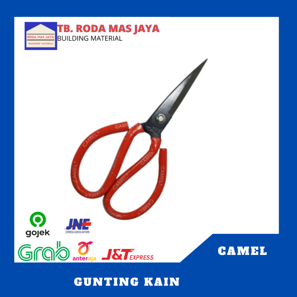 

Gunting Kain/ Gunting Kulit/ Gunting Seng Camel Besar 20cm