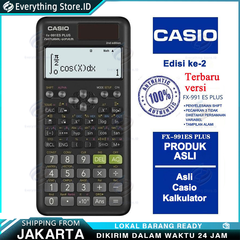 

Kalkulator Scientific Casio FX-991EX Classwiz Asli dan Bergaransi Kalkulator Scientific Casio ilmiah FX-991EX/991ES-Plus Calculator Scientific Casio Kalkulator Casio Scientific 417 Fungsi/Dua Sumber Tenaga Baterai Dan Tenaga Matahari/40 Konstanta Rumus