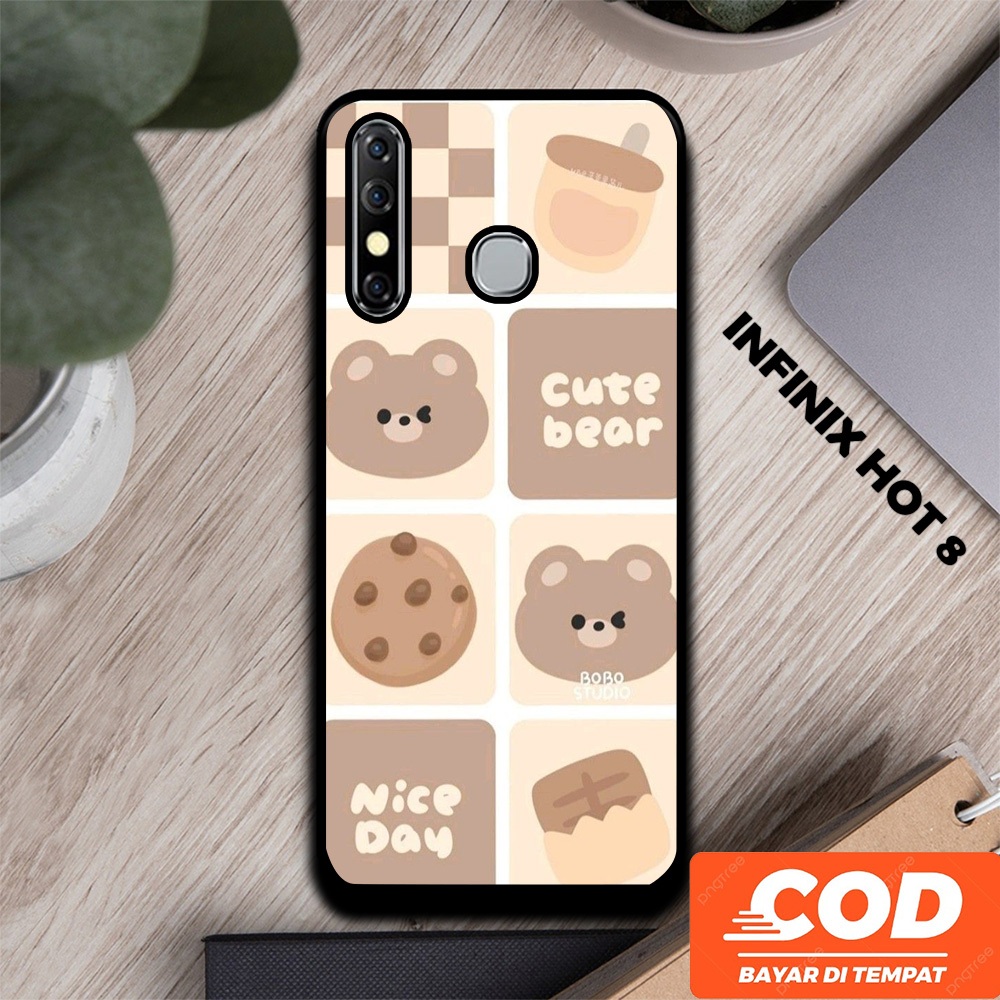 [A72] CASING HANDPHONE INFINIX HOT 8 - CASING INFINIX HOT 8 - CASING FASHION VIRAL - CASE AESTHETIC 