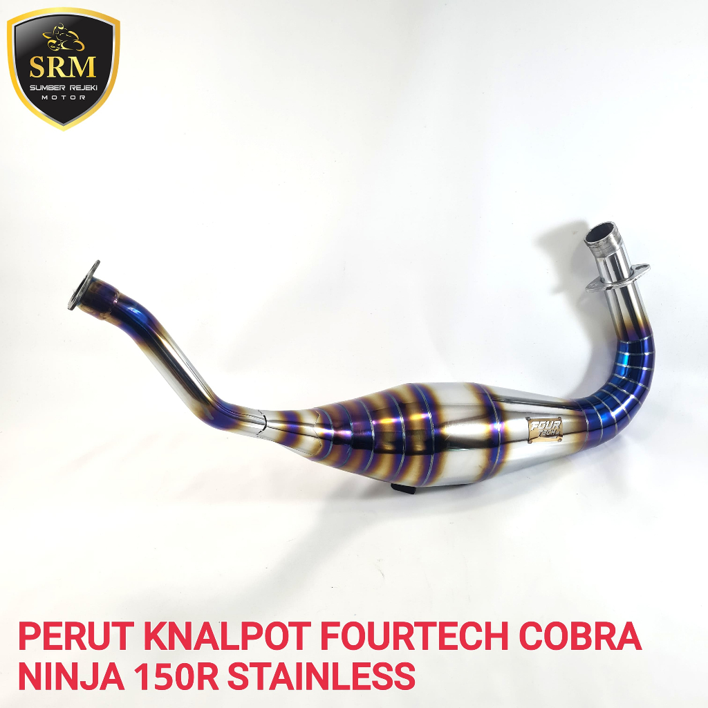 Perut Knalpot Fourtech Cobra Ninja 150R Stainless