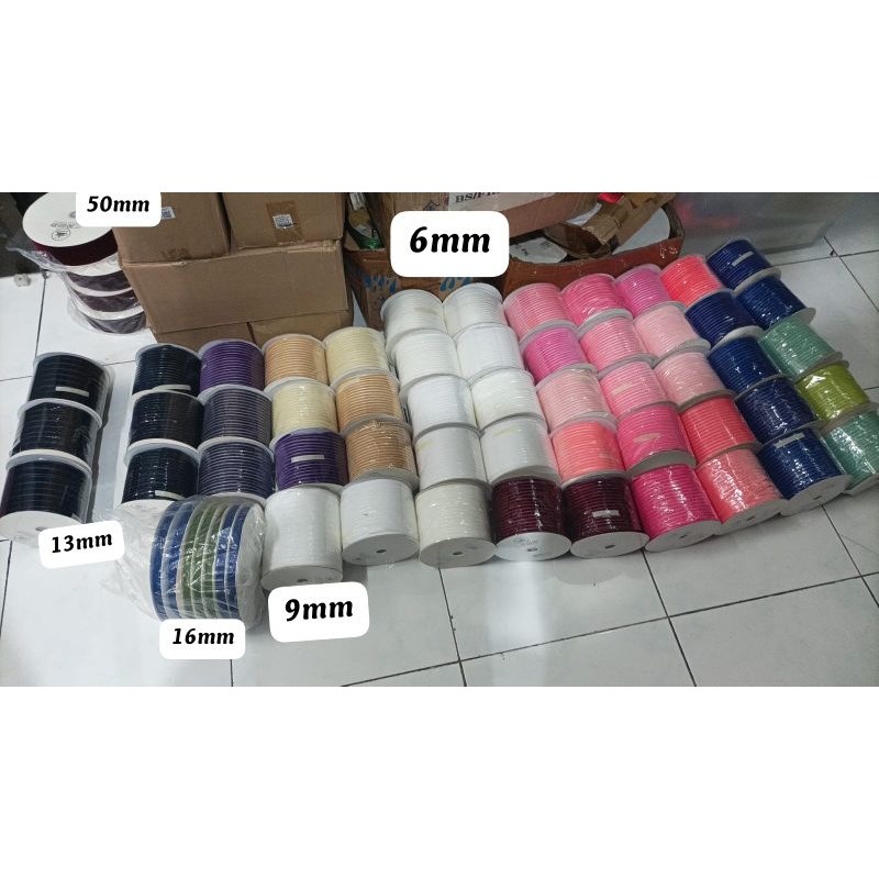 

1 Yard - 6 mm | Pita Velvet Beludru Import Premium