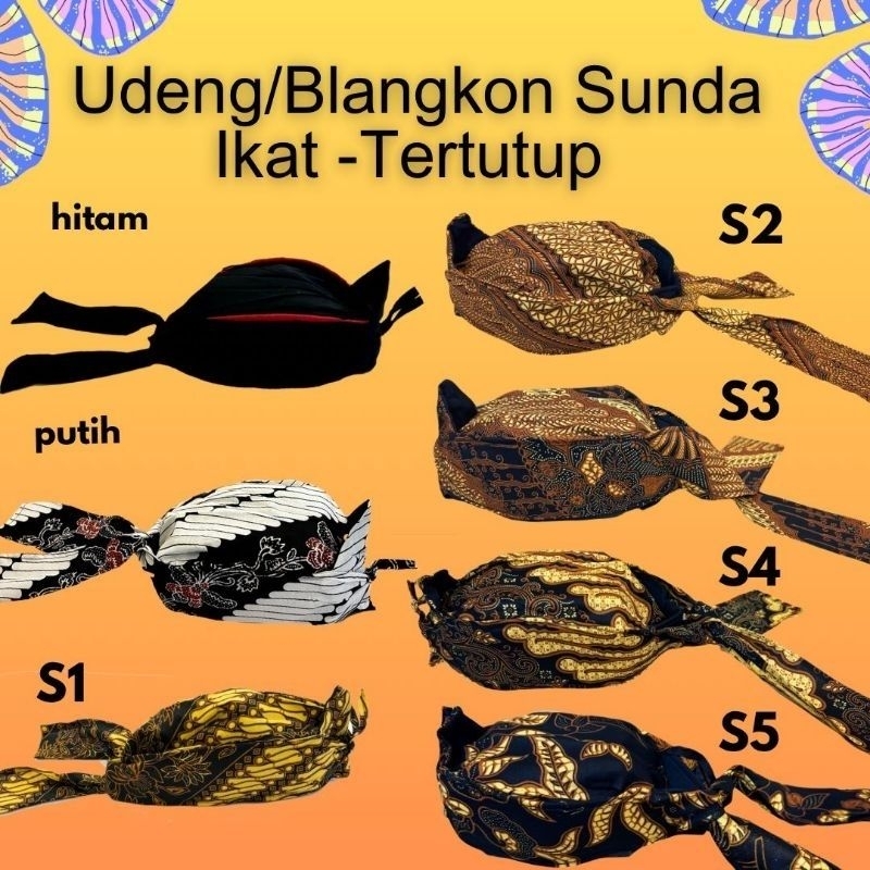 Blangkon Sunda Udeng Sunda Tertutup