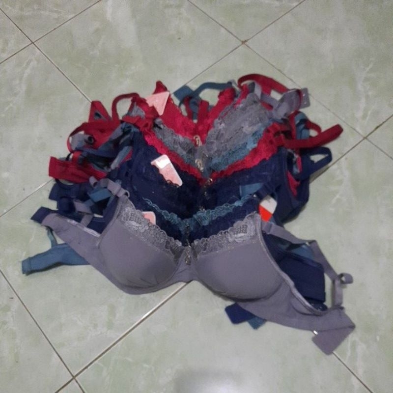 BH BRA IMPORT | FASHION RENDA | Tanpa Kawat | Busa Tebal | Size 34 | Pengait 2