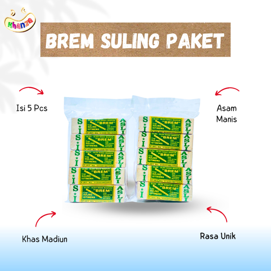 

Brem Khas Ngawi 1 Paket Isi 5 Bungkus