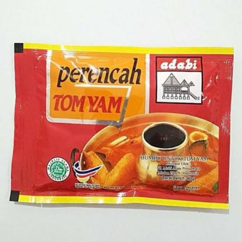 

perencah tomyam 40 gr