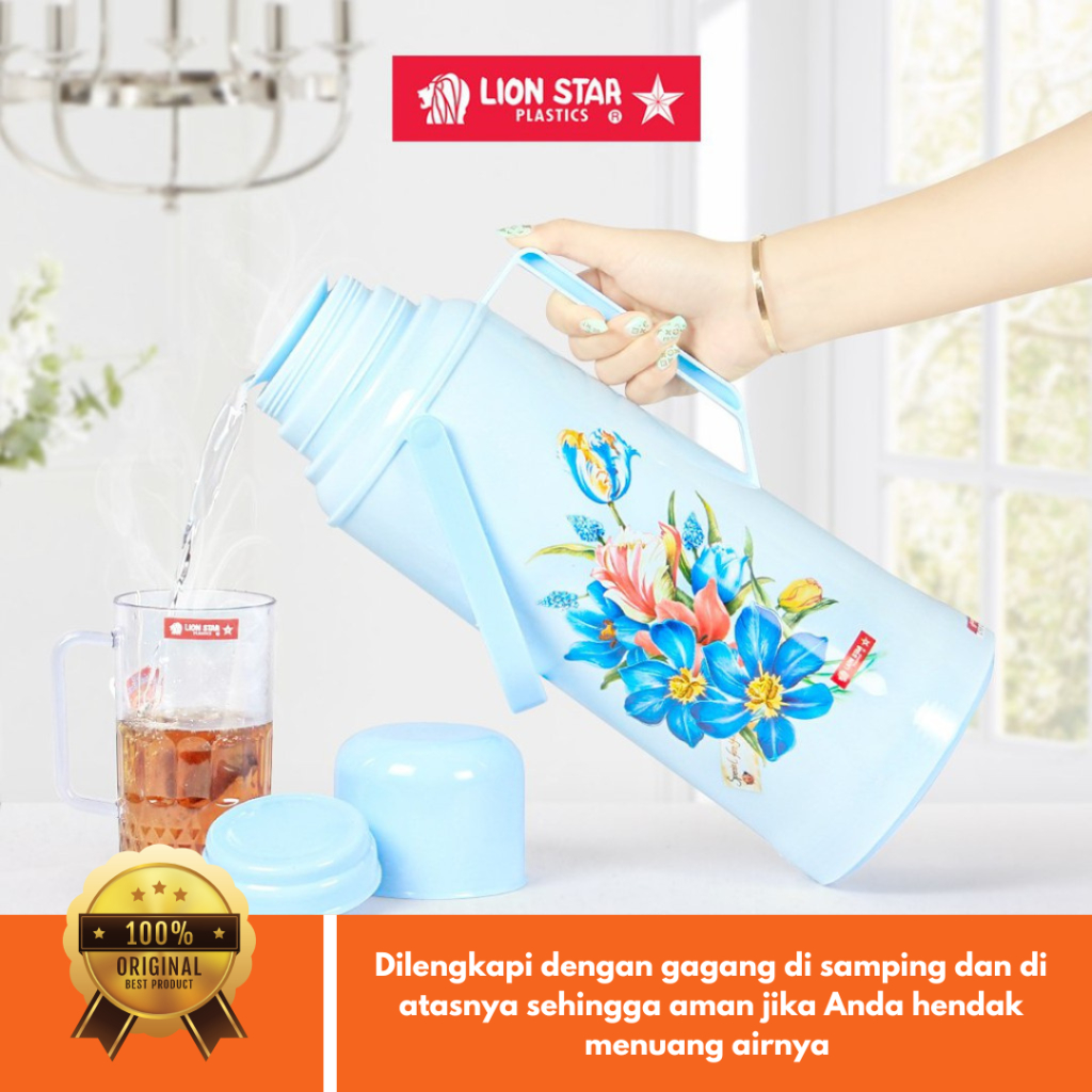 Stok Baru LION STAR Termos Air Panas Lion Star Tahan Panas Lebih Lama Vacuum Corona 50 Lion Star HP