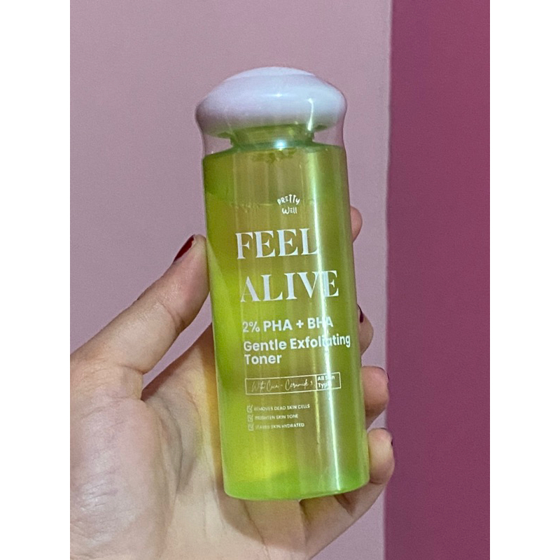 [baru] prettywell feel alive gentle exfoliating toner