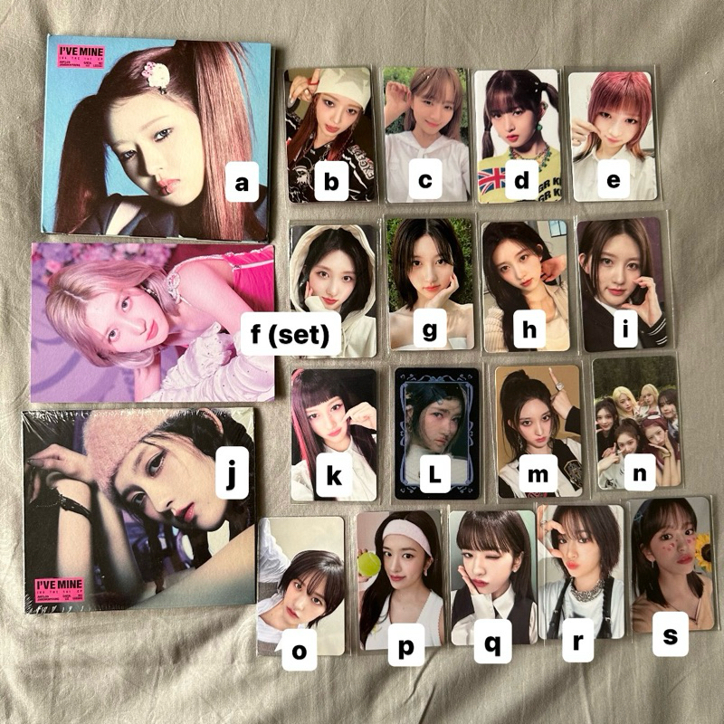 [ READY STOCK ] photocard IVE after like i’ve ive i’ve mine pc liz rei gaeul yujin leeseo wonyoung w