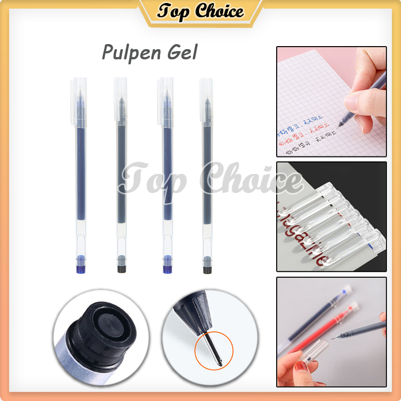 

Gel Pen 0.5mm / Pena Pulpen Bolpoin / Transparant Pen Gel