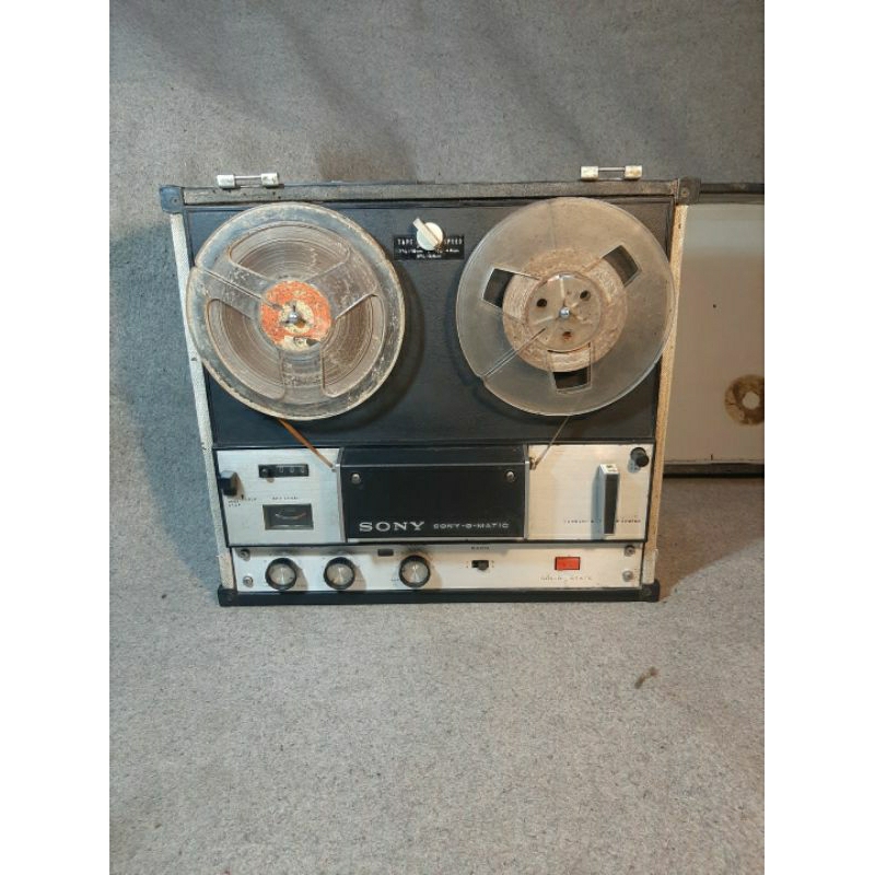 VINTAGE SONY REEL TO REEL TAPE CORDER TC-105 JAPAN SUPER RARE ITEM UNTESTED DISPLAY