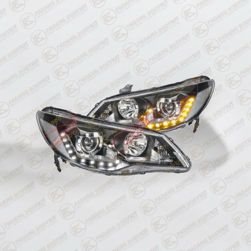 HEADLAMP HONDA CIVIC FD 2006-2011 EAGLEEYES LED SEQUENTIAL