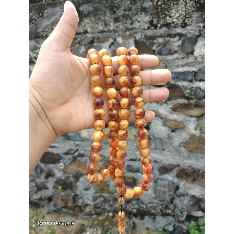 TASBIH KING WOOD SULAIMAN 99 BUTIR BULATAN