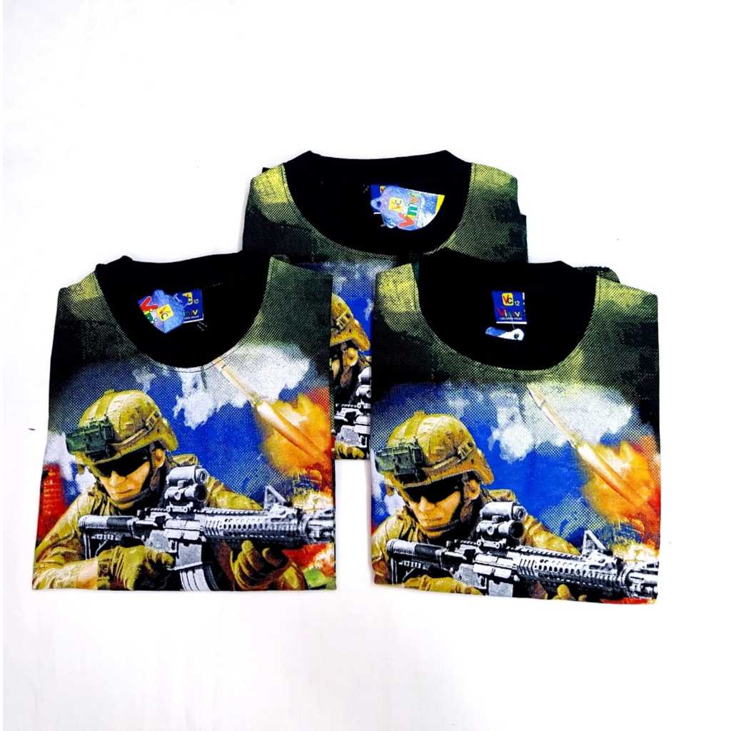 Setelan Baju Anak Laki Laki Army Fashion