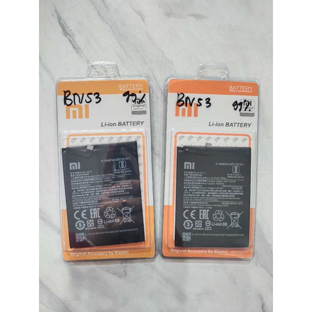 BATERAI/BATRAI XIAOMI REDMI NOTE 9 PRO/NOTE 10 PRO BN53