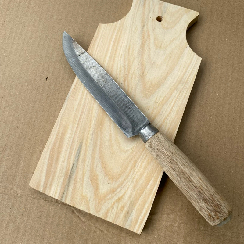 Pisau Dapur Baja Gergaji Slendang Pisau Baja Asli Super hss