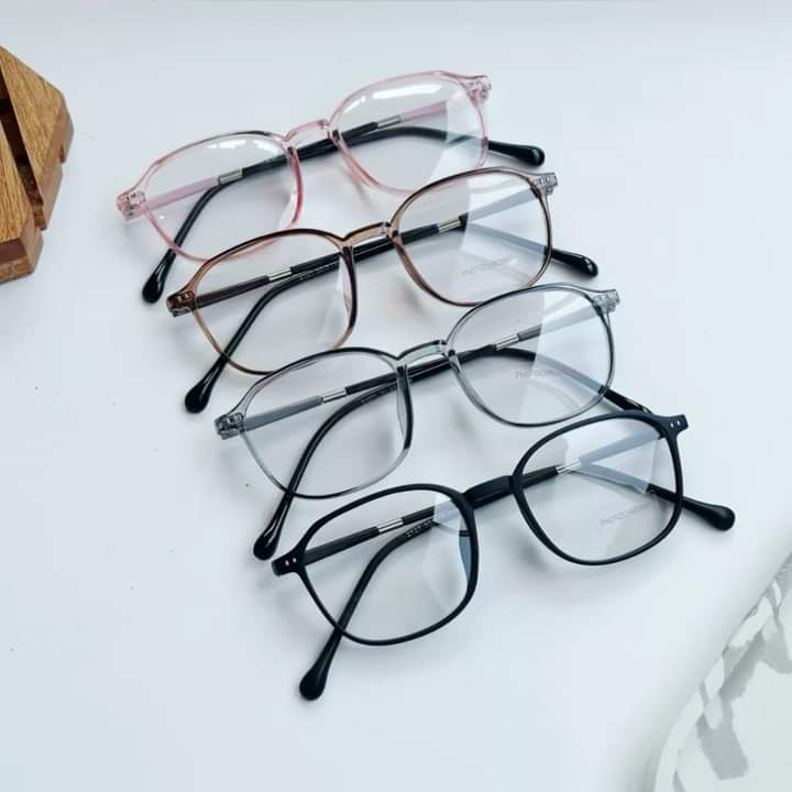 KACAMATA PHOTOCROMIC LENSA OPTIK FRAME LENTUR UNISEX FASHION WANITA PRIA OPTIK